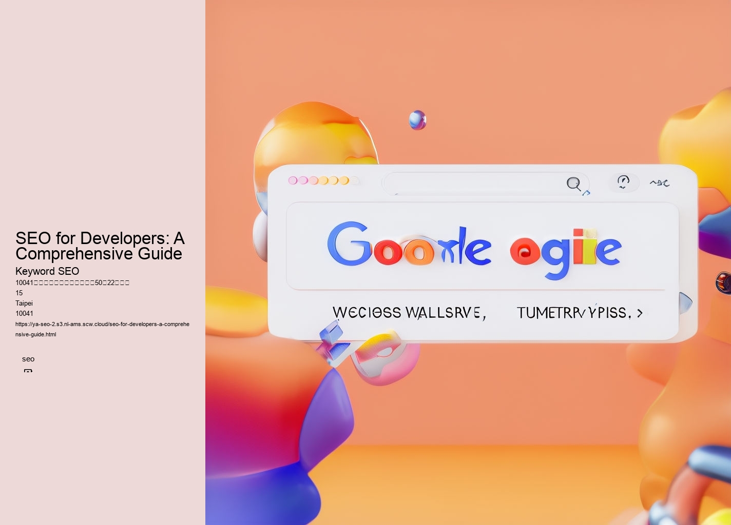 SEO for Developers: A Comprehensive Guide